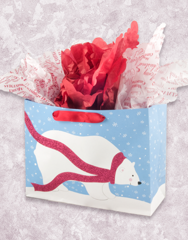 Winter Polar Bear (Market) Gift Bags