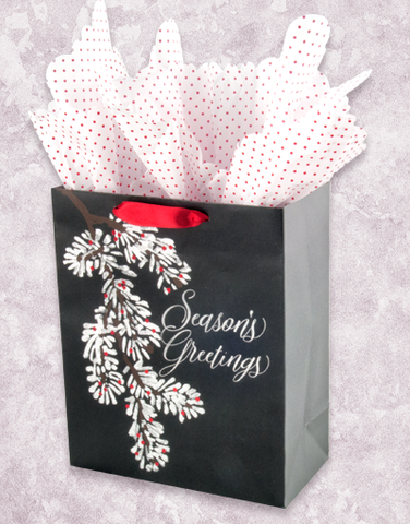 Snow Covered Branch (Garden) Gift Bags