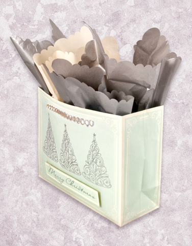 Elegant Silver Trees (Market) Gift Bags