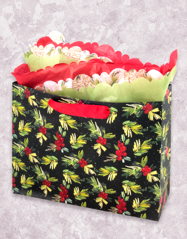 Watercolor Holly (Market) Gift Bags