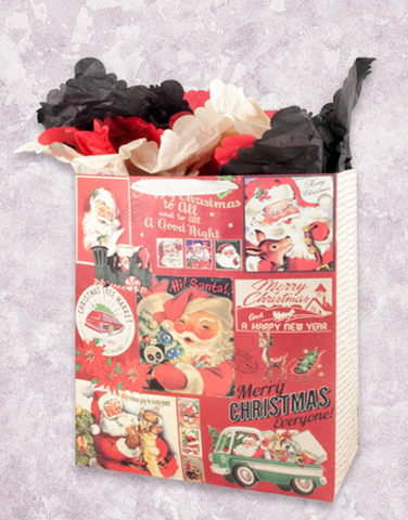 Vintage Santas (Large Garden) Gift Bags