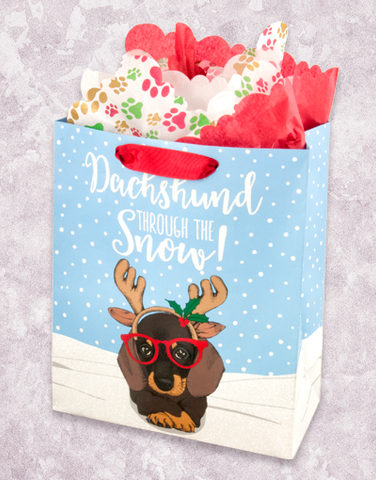 Hipster Dachshund (Garden) Gift Bags