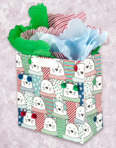 Mix and Match Cats (Medium Square) Gift Bags