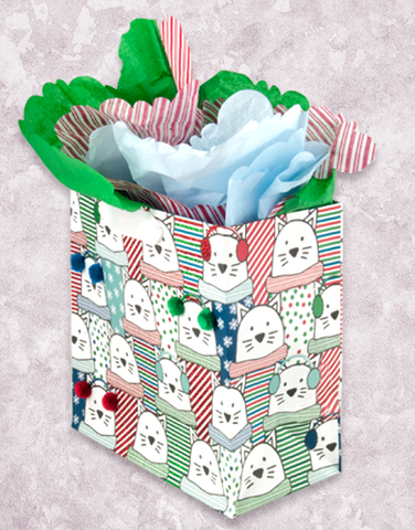 Mix and Match Cats (Medium Square) Gift Bags