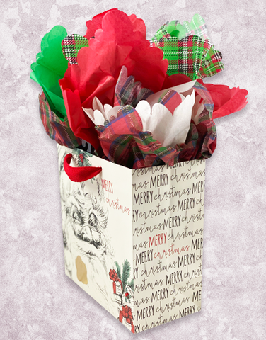 Timeless Santa (Medium Square) Gift Bags