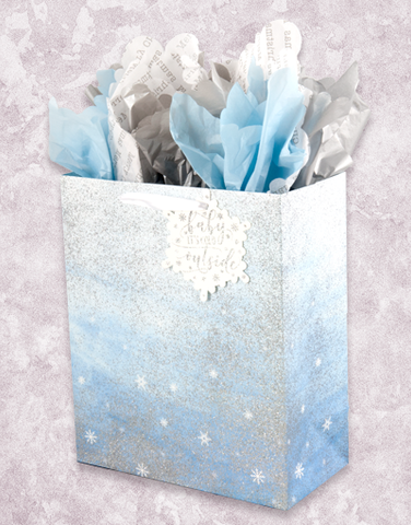 Snowflake Ombre (Garden) Gift Bags