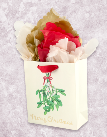 Watercolor Mistletoe Memories (Studio) Gift Bags