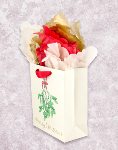 Watercolor Mistletoe Memories (Studio) Gift Bags