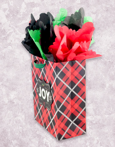 Joy In Plaid (Garden) Gift Bags