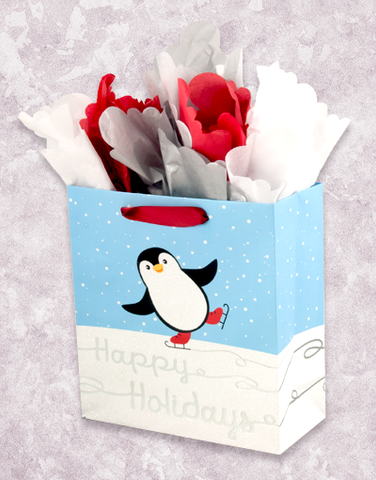 Happy Holiday Penguin (Studio) Gift Bags
