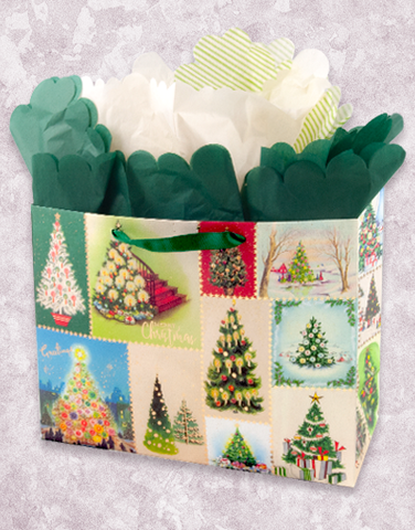 Vintage Christmas Trees (Market) Gift Bags