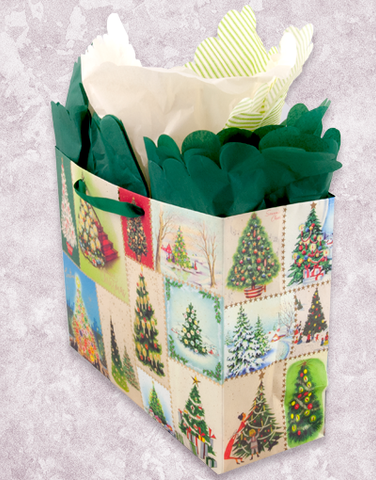 Vintage Christmas Trees (Market) Gift Bags