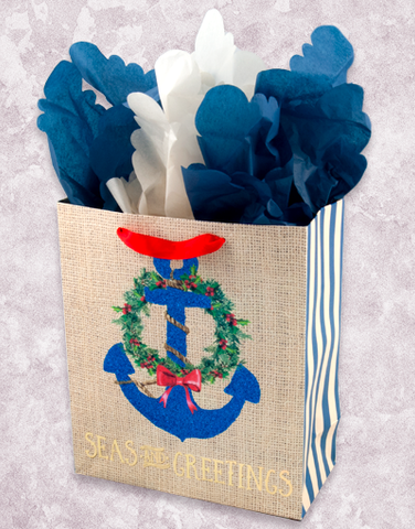 Seas and Greetings Anchor (Studio) Gift Bags