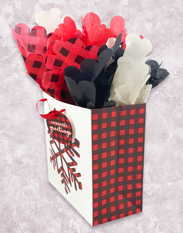 Buffalo Snowflake (Medium Square) Gift Bags