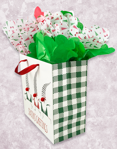 Prancing Gnomes (Medium Square) Gift Bags