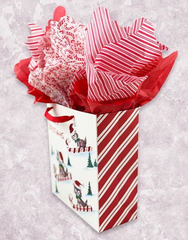 Candy Cane Kitties (Garden) Gift Bags