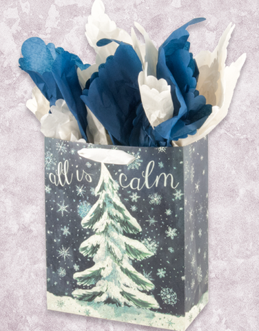 All Is Calm Tree (Studio) Gift Bags