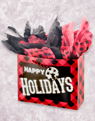 Happy Holiday Plaid (Market) Gift Bags