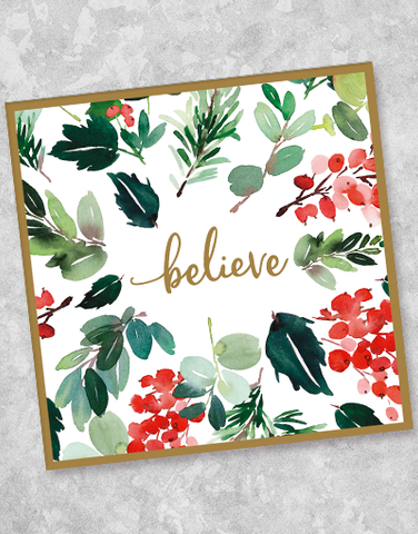 Joy Believe Luncheon Napkins (40 Count)