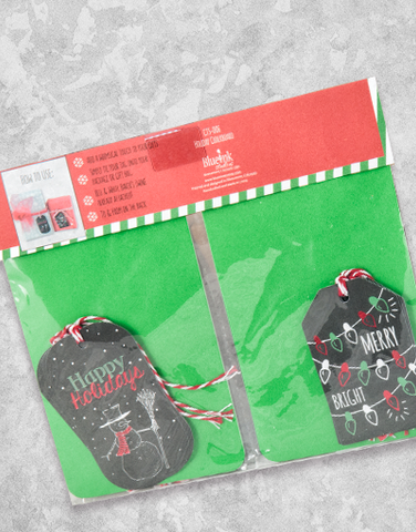 Holiday Chalkboard (12 Count Holiday Gift Tags)