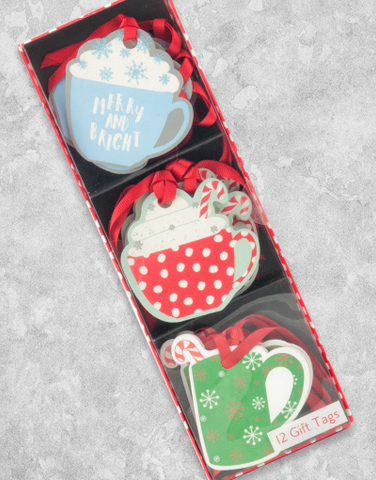 Hot Holiday Beverage (12 Count Holiday Gift Tags)