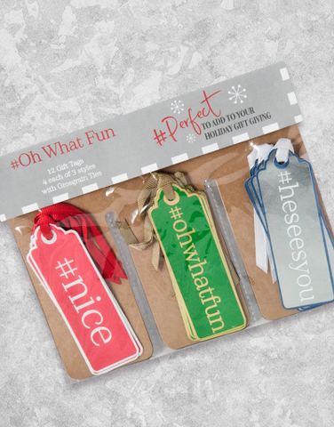 #Oh What Fun (12 Count Holiday Gift Tags)