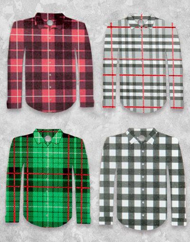 Plaid Shirts (8 Count Holiday Gift Tags)