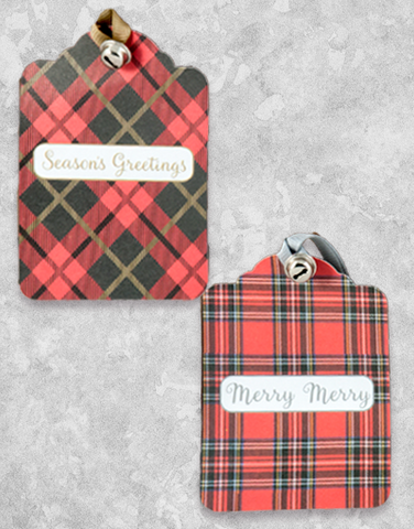 Plaid Jingles (6 Count Holiday Gift Tags)