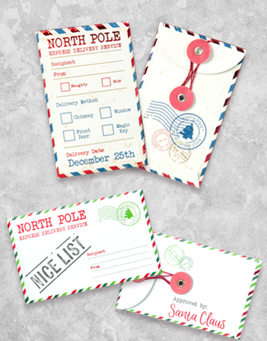 Delivery Service (4 Count Holiday Gift Card Holders)