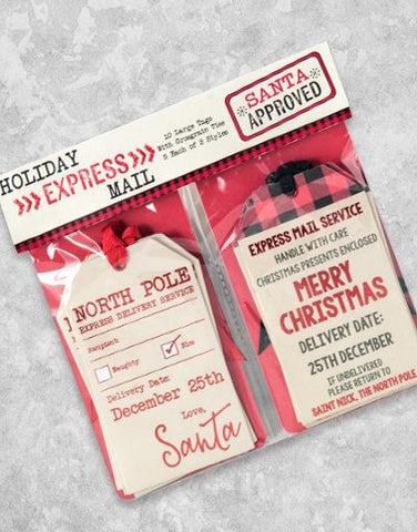 Holiday Express Mail (10 Count Holiday Gift Tags)