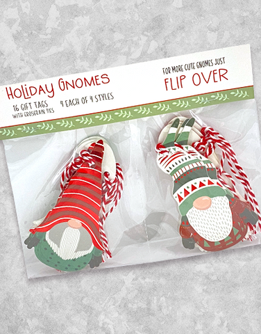 Holiday Gnomes (16 Count Holiday Gift Tags)