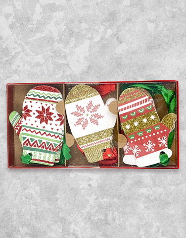 Winter Mittens (12 Count Holiday Gift Tags)