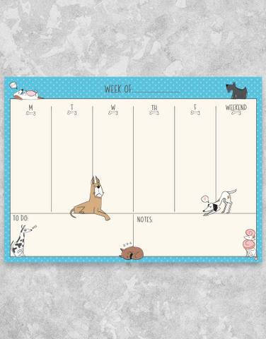 Doggie Notes Desk Organizers