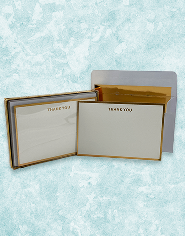 Framed Thank You Flat Correspondence Cards