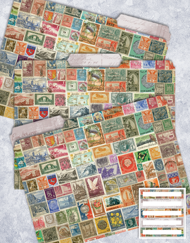 Stamps File Folders