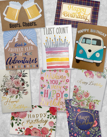 Happy Birthday Greeting Card Collection