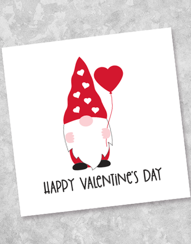 Valentine Gnome Beverage Napkins (40 Count)