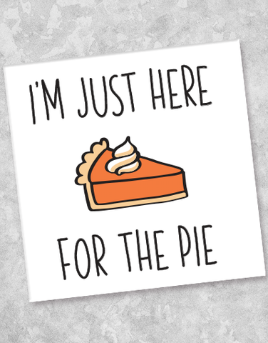 Here For The Pie Beverage Napkins (44 Count)