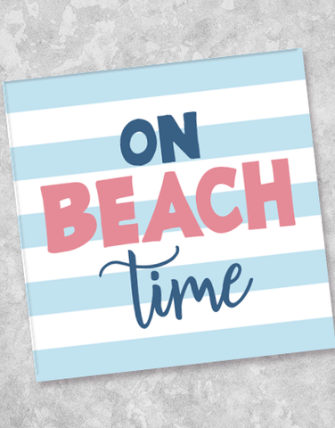 Time For The Beach Beverage Napkins (44 Count)