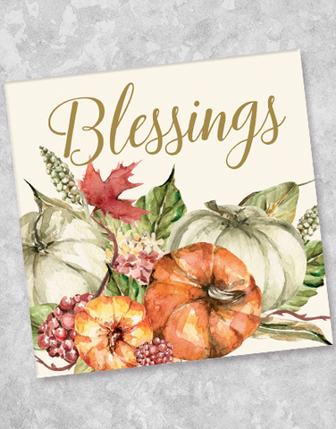 Pumpkin Patch Blessings Beverage Napkins (44 Count)