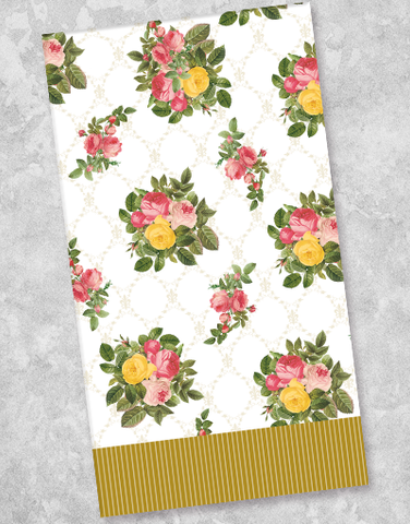 Victorian Rose Guest Towel Napkins