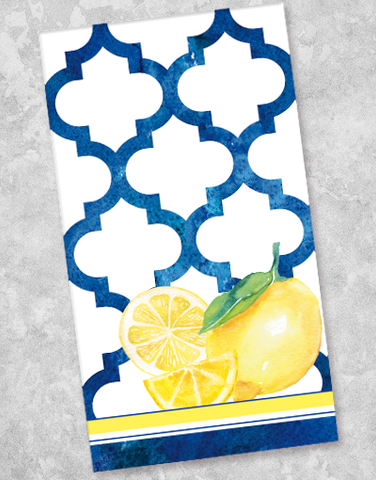 Lisbon Lemons Guest Towel Napkins (40 Count)