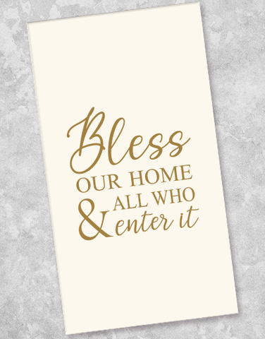 Bless Our Home Guest Towel Napkins (36 Count)