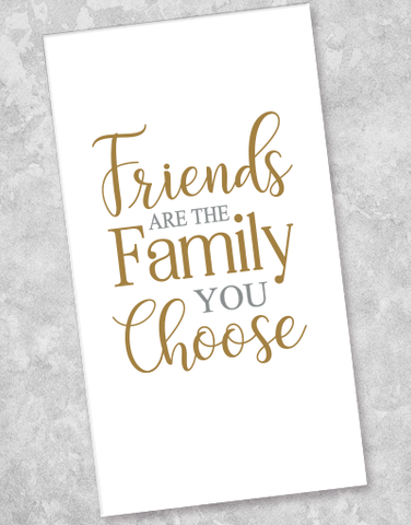 Friends are Family Guest Towel Napkins (36 Count)