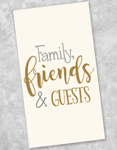 Friends & Guests Guest Towel Napkins (36 Count)