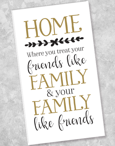 Family & Friends Home Gold Guest Towel Napkins (36 Count)