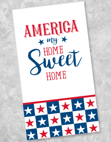 Sweet Home America Guest Towel Napkins (36 Count)