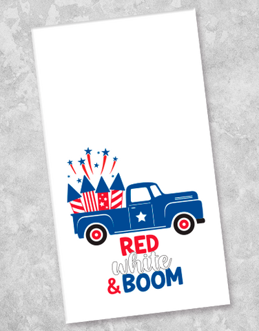 Boom Truck Guest Towel Napkins (36 Count)