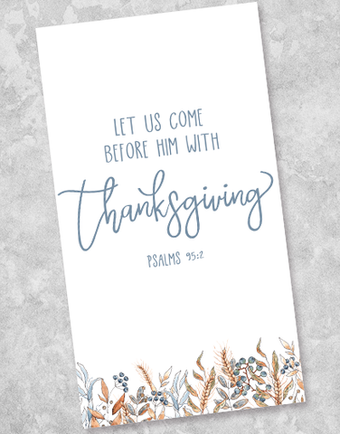 Thanksgiving Scripture Guest Towel Napkins (40 Count)