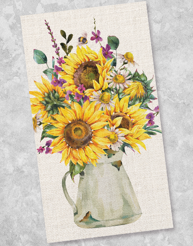 Sunflower Garden Guest Towel Napkins (40 Count)